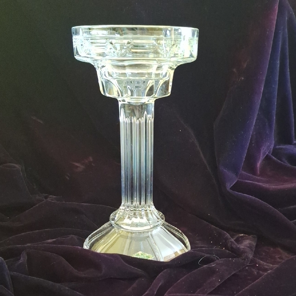 Elegant Crystal Candle Holder